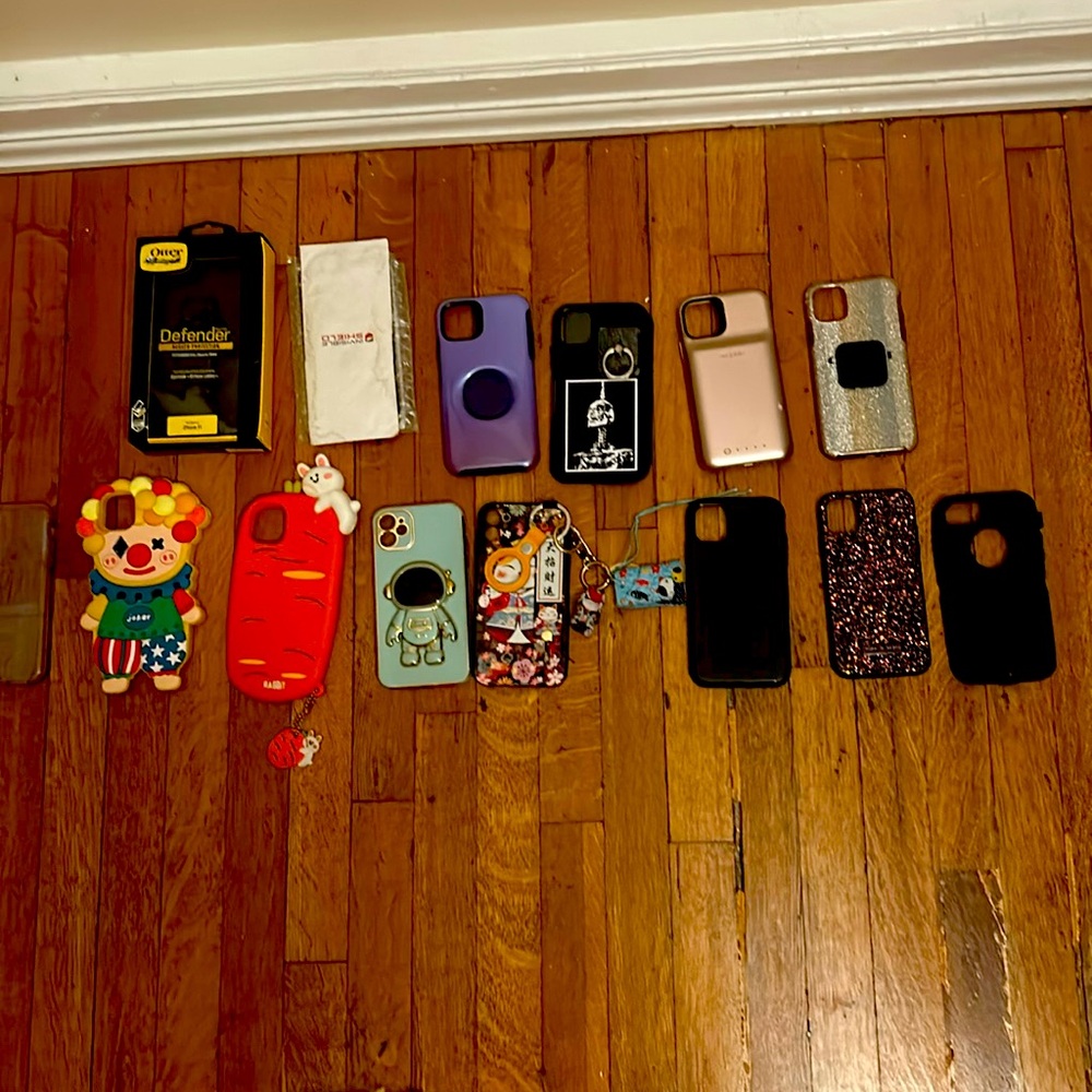 iPhone 11 cases. Wish include 13 cases and a screen protector